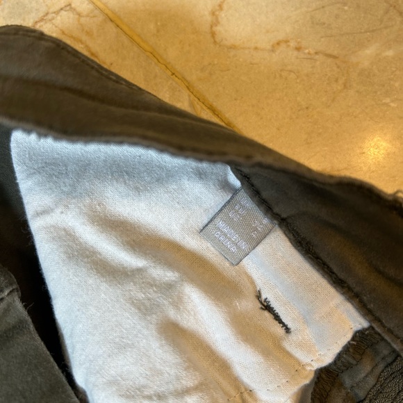 Schoffel Ladies Moleskin Breeks with Canvas Brush Pant Legs, Green/Brown, Sz 4 - Picture 6 of 13